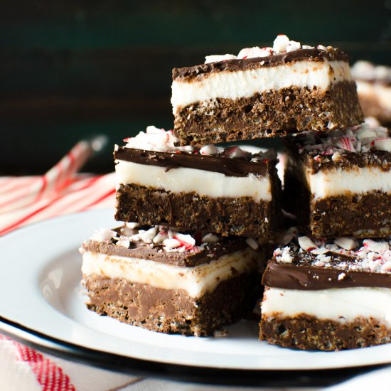 Chocolate Peppermint Rice Krispie Treats