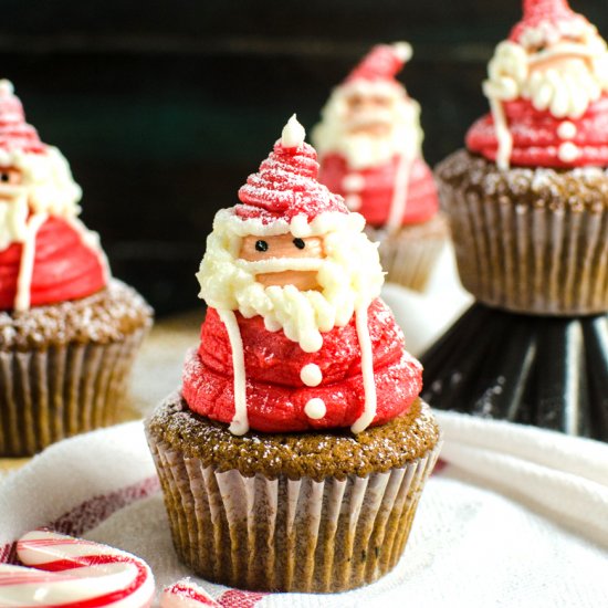 Santa Claus Cupcakes