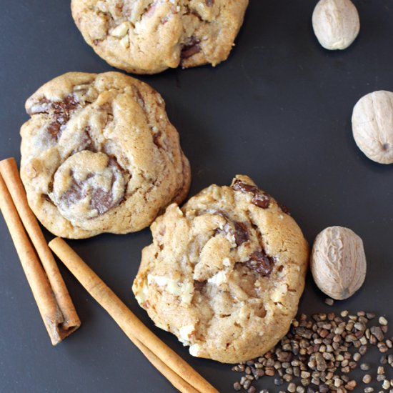 Chai Chocolate Chip Cookies