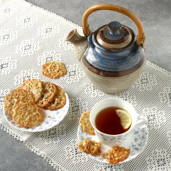 Orange-Almond Lace Cookies