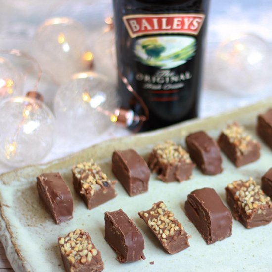 Baileys, Chocolate & Hazelnut Fudge