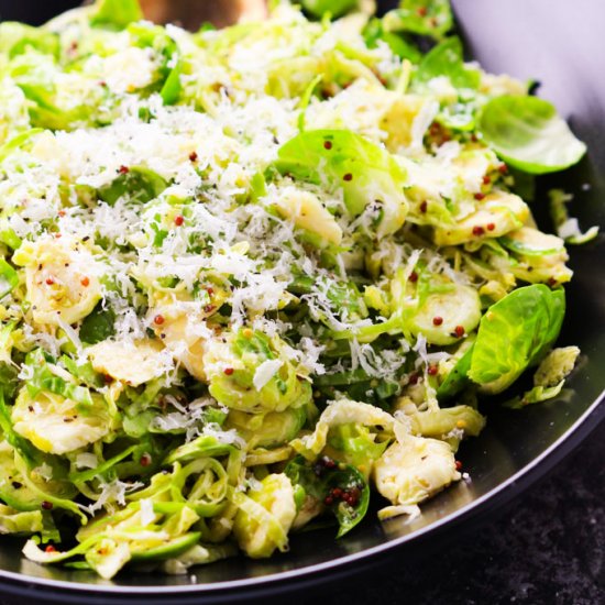 Shaved Brussels Sprouts Salad