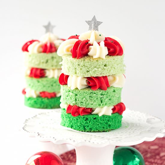 Christmas Tree Cake