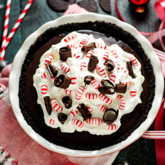 Peppermint Mocha Pie