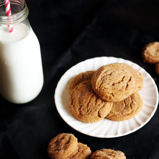 Soft and Chewy Ginger Cookies