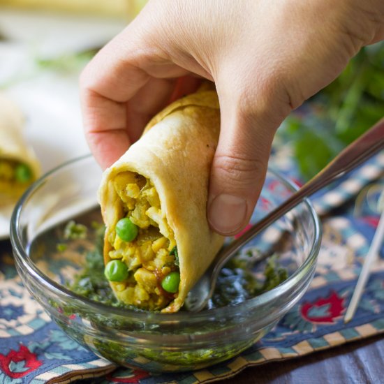 Samosa Burritos