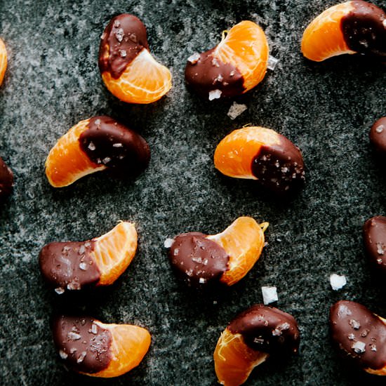 Chocolate Sea Salt Covered Orange