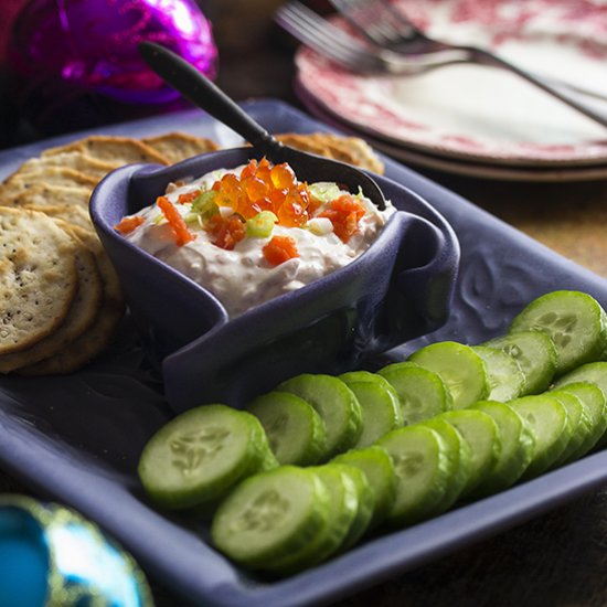 Caviar Smoked Salmon Dip