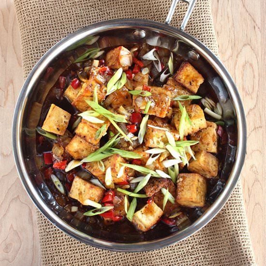 Tofu in Black Pepper Sauce