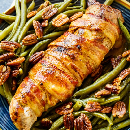 Bacon Wrapped Pork Tenderloin