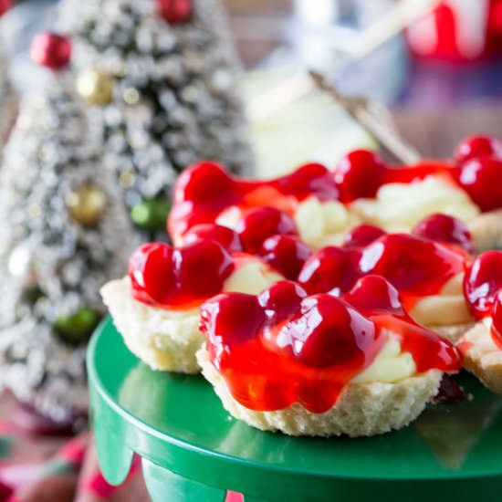 Cherry Cheesecake Butter Tarts