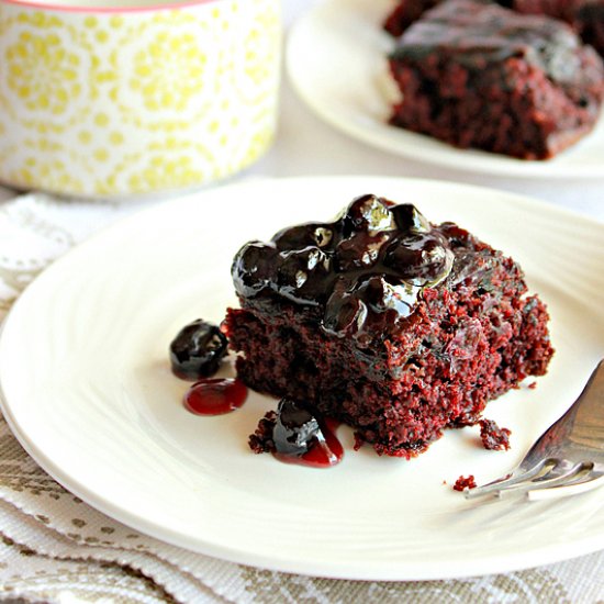 Chocolate Blueberry Cake