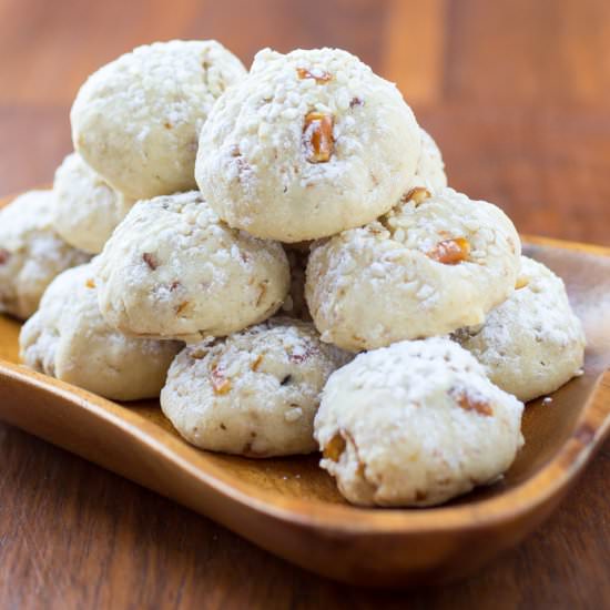 Sesame Pretzel Cookie Bites