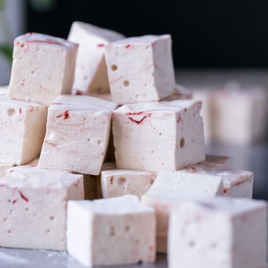 Paleo Peppermint Marshmallows