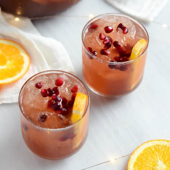 Sparkling Pomegranate Party Punch