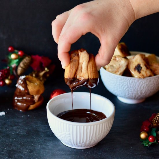 Chocolate Dipped Cookie S’Mores