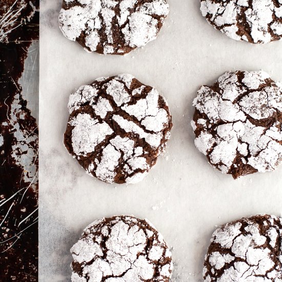 Chocolate Crinkle Cookies