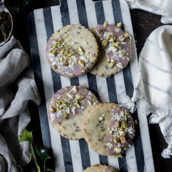 Flaxseed Shortbread Cookies