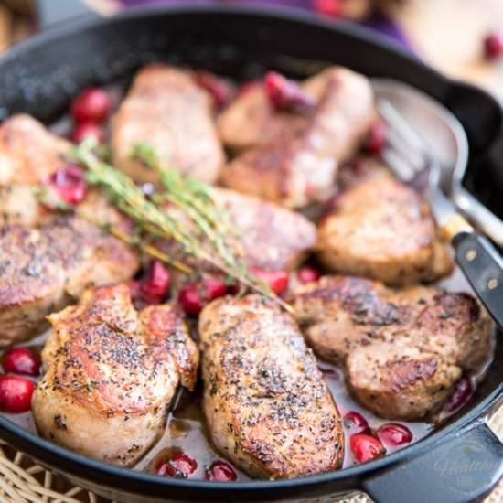 Cranberry Maple Pork Medallions