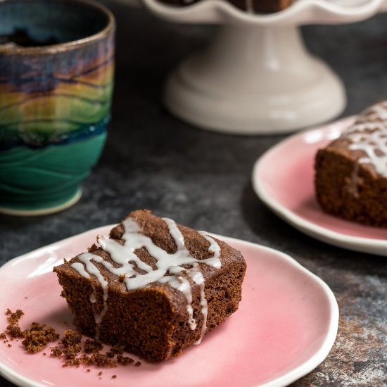 Spiked Gingerbread Bars