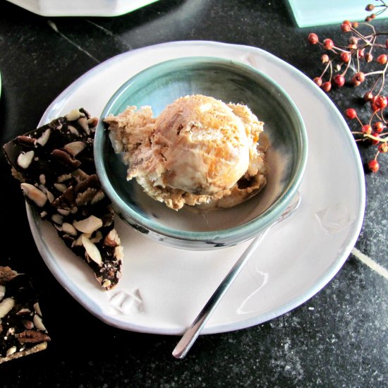 No Churn Dulce de Leche Ice Cream