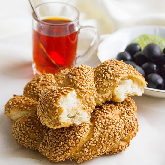 Simit Turkish Bagels Recipe