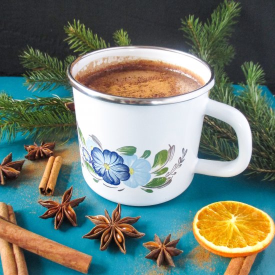 Chai hot chocolate