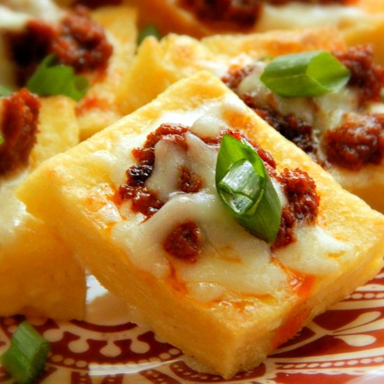 CHORIZO POLENTA BITES