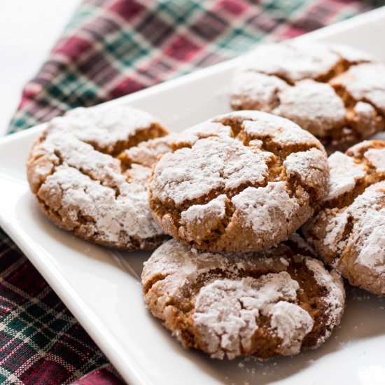 Peanut Butter Crinkle Cookies