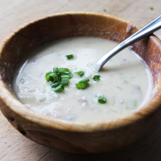 Dorm Room Potato Soup