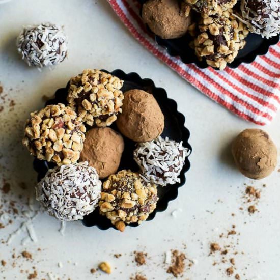 Paleo Chocolate Espresso Truffles