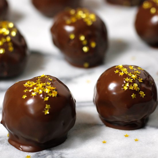 Dark Chocolate Cream Truffles