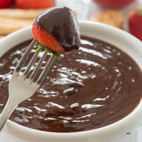 Peanut Butter Chocolate Fondue