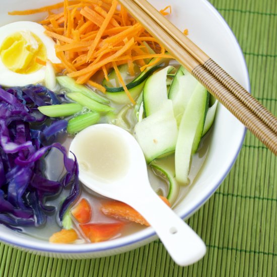 Rainbow detox Soup bowl