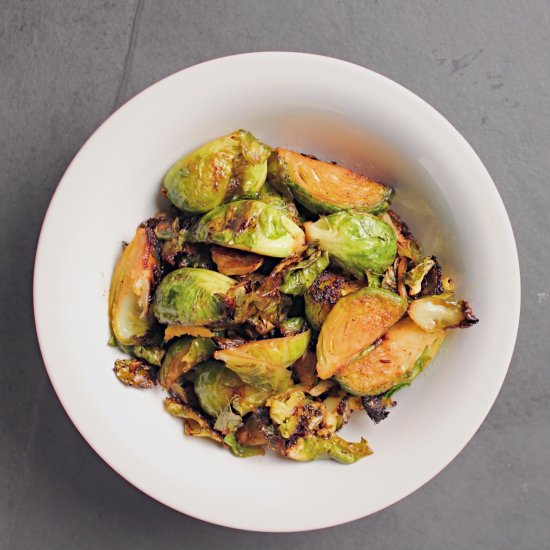 Soy Wasabi Brussels Sprouts