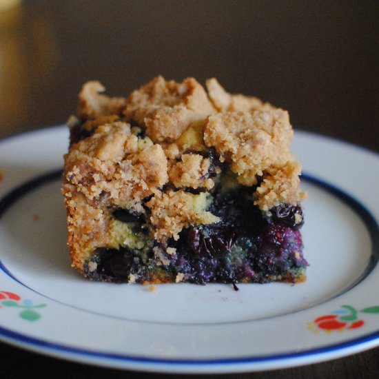 Big Crumb Blueberry Coffee Cake