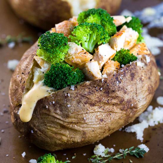 Chicken Stuffed Baked Potato