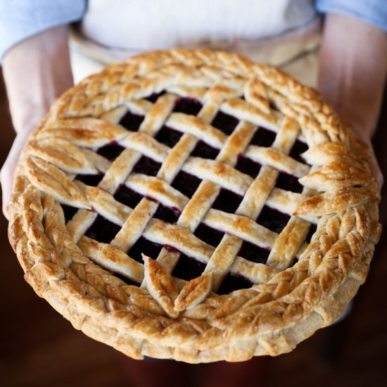 Cherry Pie with Braided Crust