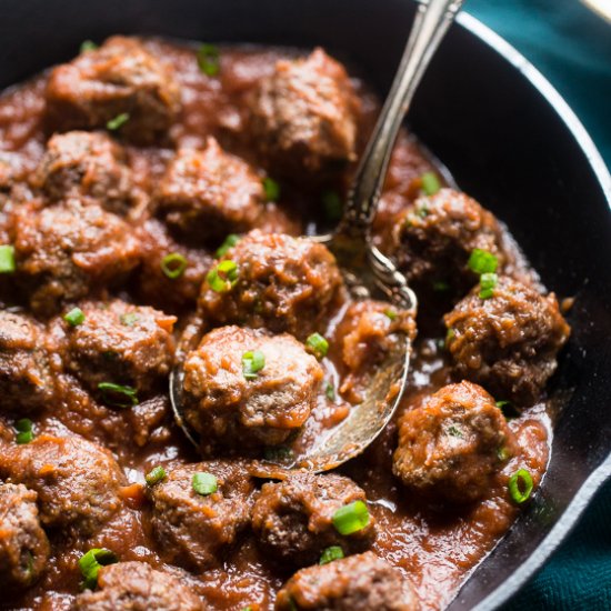 Paleo Sweet and Sour Meatballs