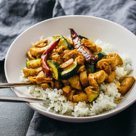 Authentic kung pao chicken