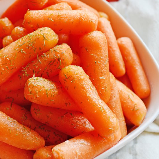 Slow Cooker Honey Glazed Carrots