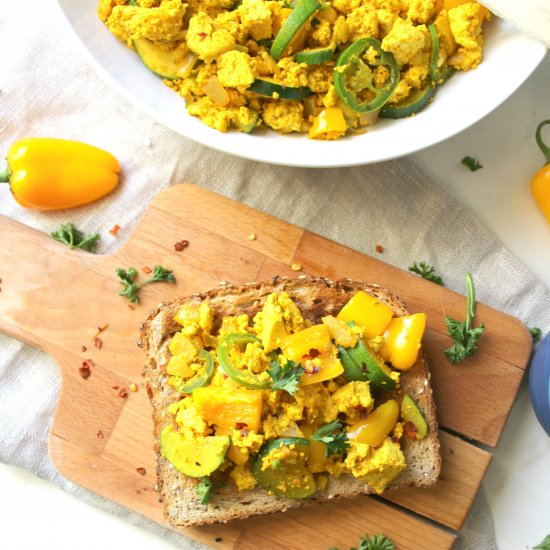 Tofu Veggie Scramble