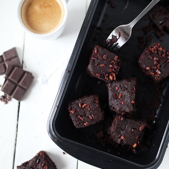 Dark Chocolate Espresso Brownies