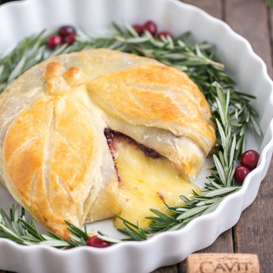 Cranberry Brie en Croute