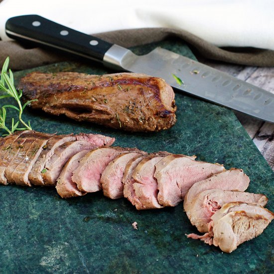 Perfect Seared Deer Tenderloin