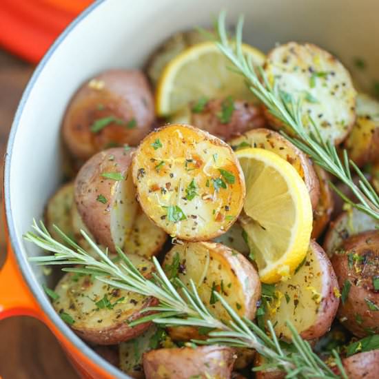 Lemon Rosemary Roasted Potatoes