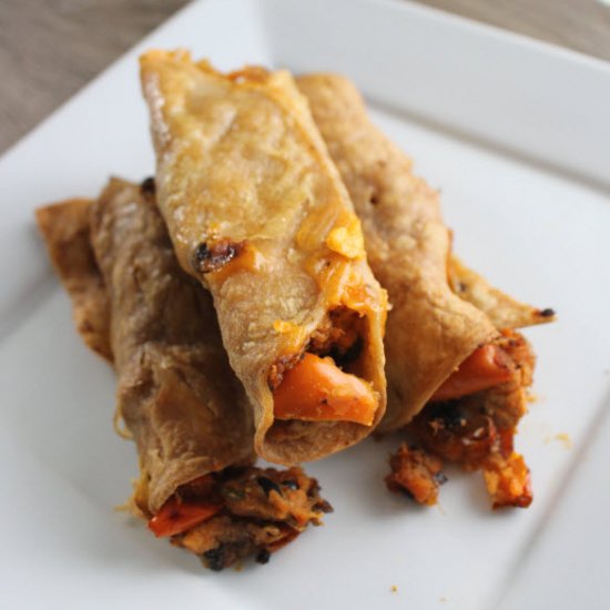 Easy Sweet Potato Taquitos