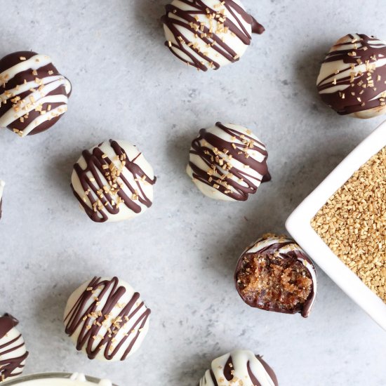 Espresso Cashew Date Truffles