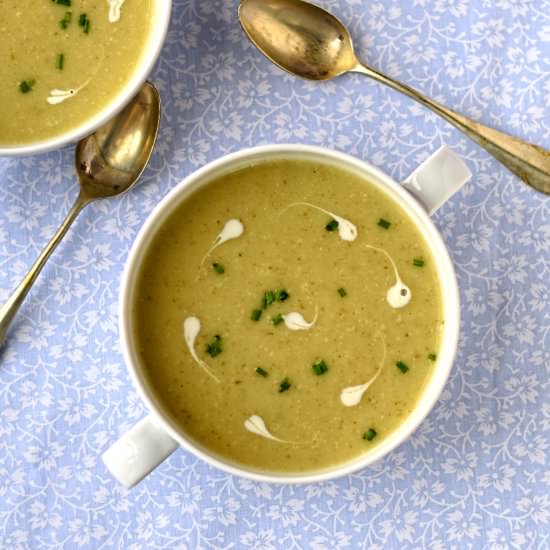 artichoke and roast garlic soup