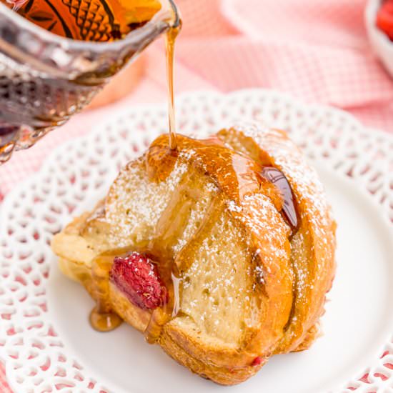 Champagne Raspberry French Toast